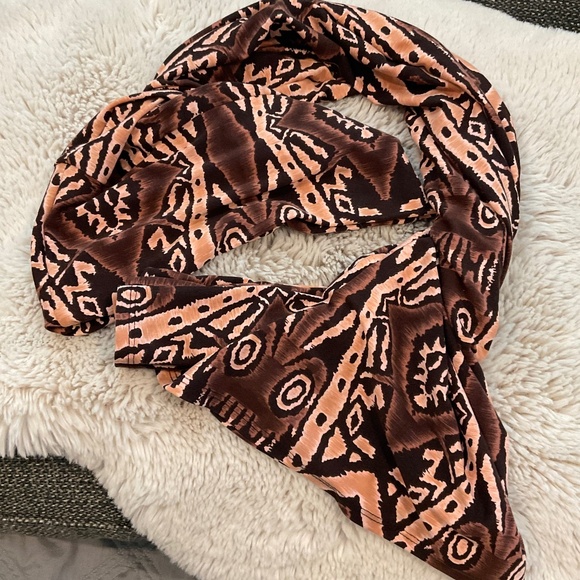 Unbranded super stretch tribal print maxi skirt - Picture 6 of 9